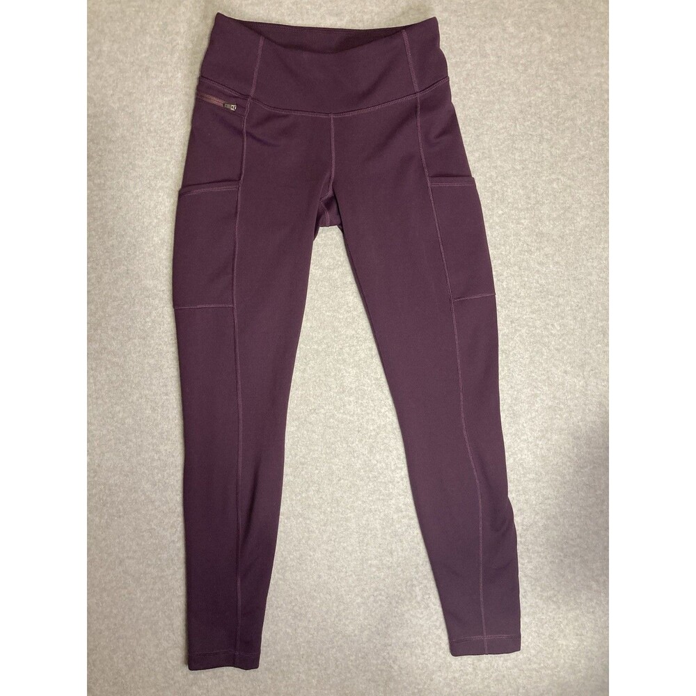 Patagonia W Sz Xs Leggings Pack Out Pockets Zip Gorpcore Running Hiking